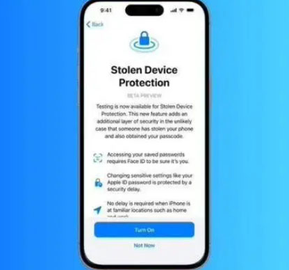 前进苹果授权维修店分享被盗设备保护功能开启方法 