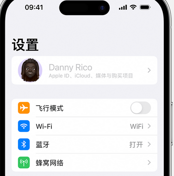 前进appleID维修服务iPhone设置中Apple ID显示为灰色无法使用