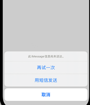 前进apple维修iPhone上无法正常发送iMessage信息