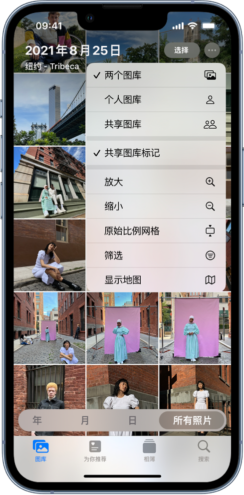 前进苹果手机维修分享升级 iOS 16.1 后，如何设置或加入 iCloud 共享照片图库 