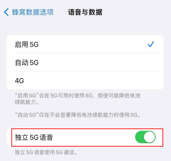 前进苹果14维修分享iPhone 14 Pro如何开启VoNR 