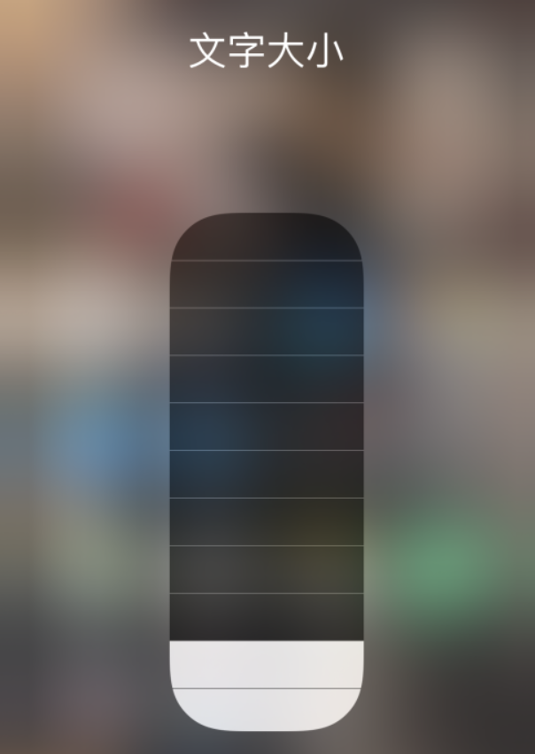 前进苹果手机维修分享小技巧：在 iPhone 控制中心快速调节字体大小 