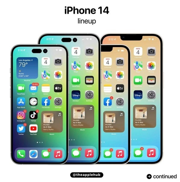 前进苹果14维修分享iPhone 14全家福 