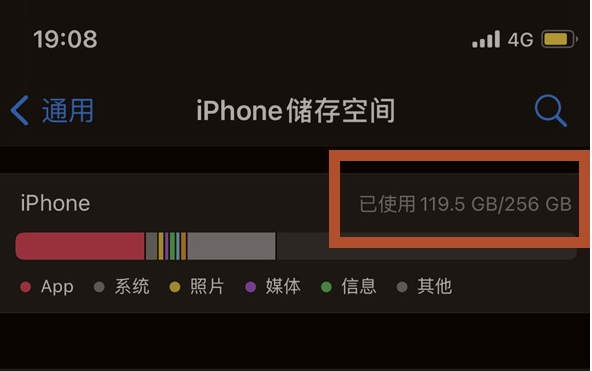 前进苹果13维修分享iPhone13如何查看剩余内存 